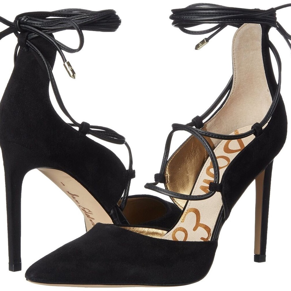 Sam Edelman Dayna Ankle Lace Up High Heels